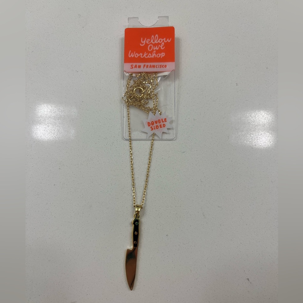 Double Sided Knife Pendant